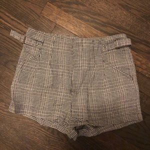 BDG Black & White Shorts
